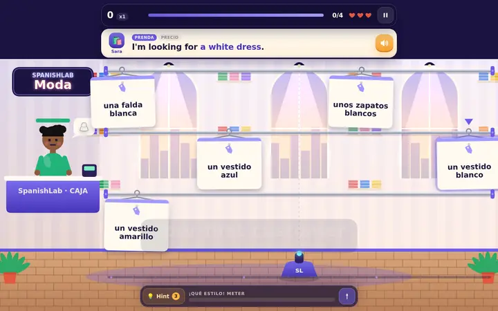 Boutique Blaster actual gameplay screenshot