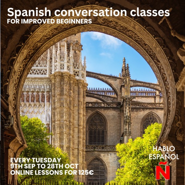 Spanish Conversation Classes for Improved Beginners 7:30pm - 8:45pm
